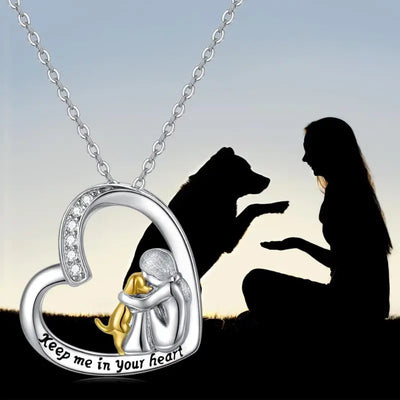 Cantrice™ | Heart & Dog Pendant Necklace - 9 Designs