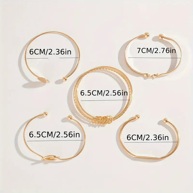 Chic Gold Bracelet Collection