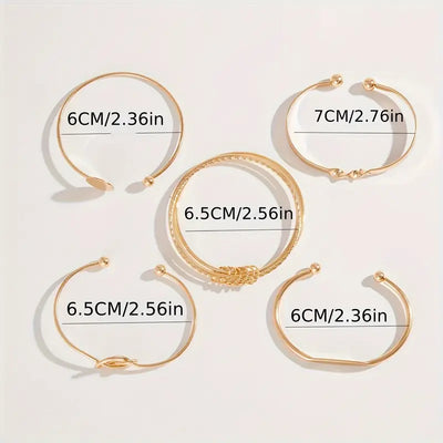 Chic Gold Bracelet Collection