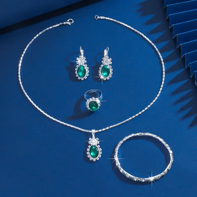 Seloria Grevalyn White Gold Jewelry Set