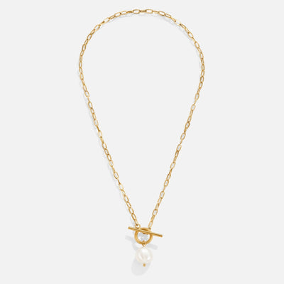 Eva Freshwater Pearl Gold Necklace