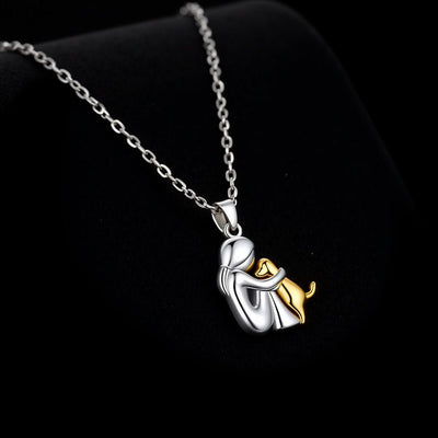 Wynter™ - Hug Pendant Necklace with Coordinating Earrings