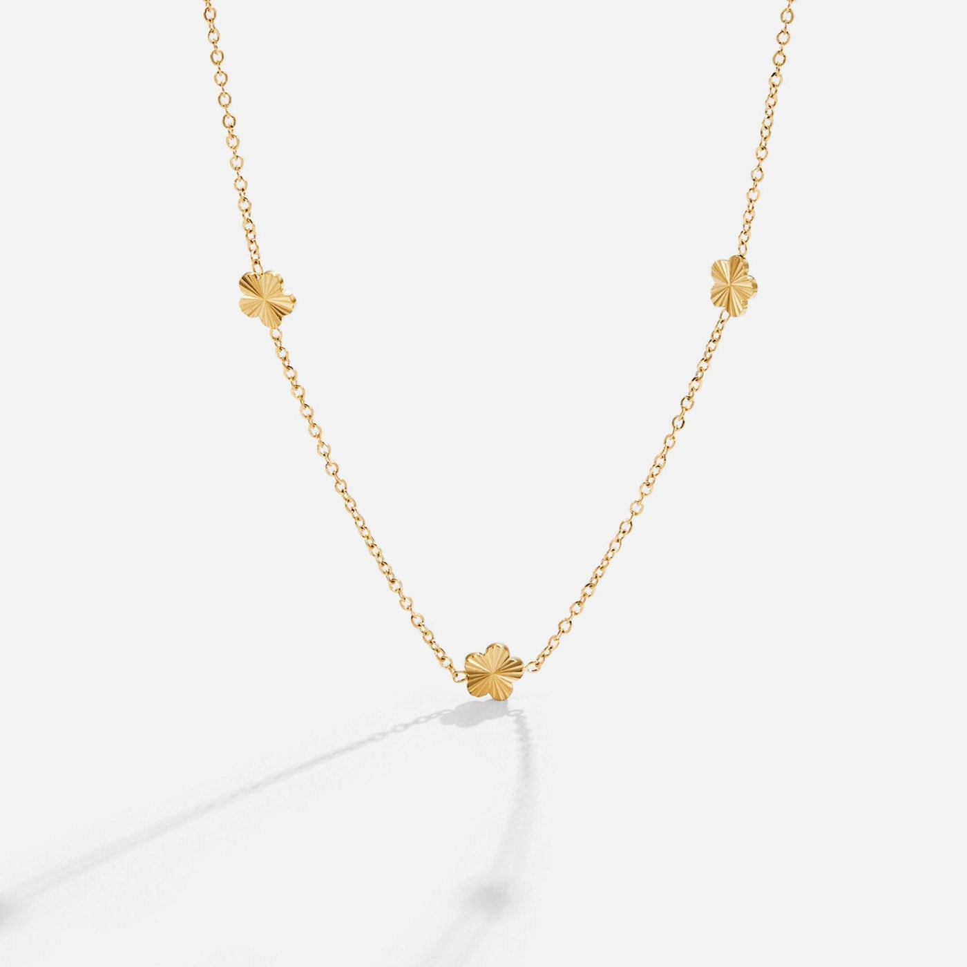 Flower Power Gold Necklace