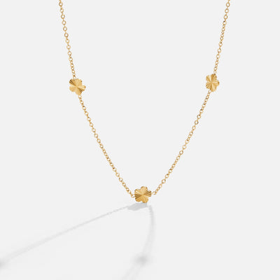 Flower Power Gold Necklace