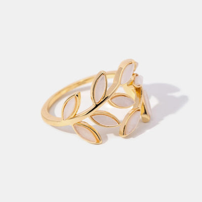 Ryleigh | Serene Gold Leaf Ring
