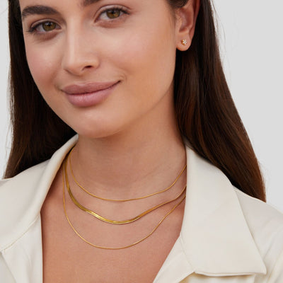 Veronica | Multi-Layered Gold Necklace