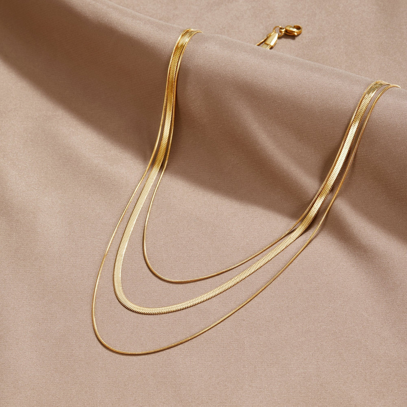 Veronica | Multi-Layered Gold Necklace