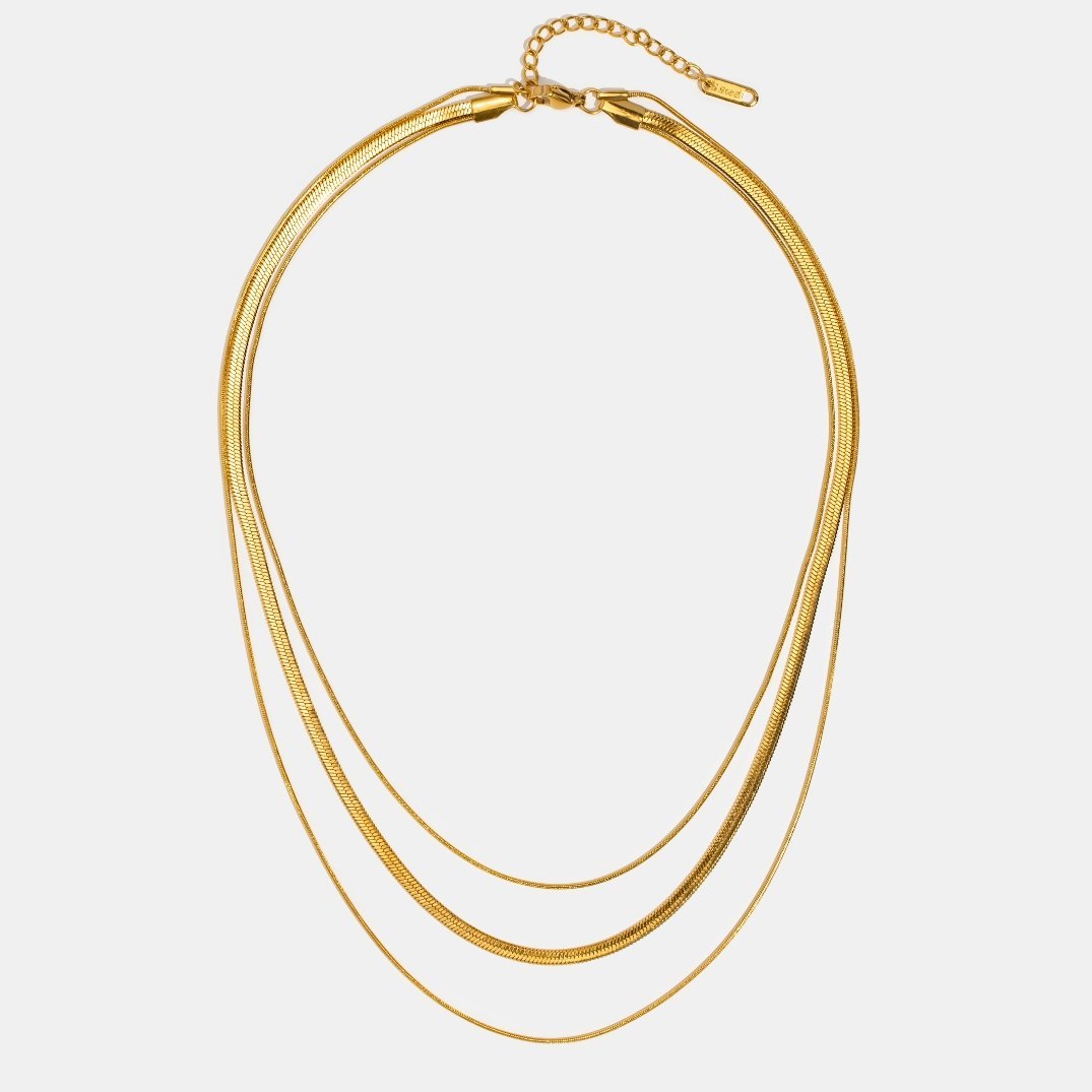 Veronica | Multi-Layered Gold Necklace