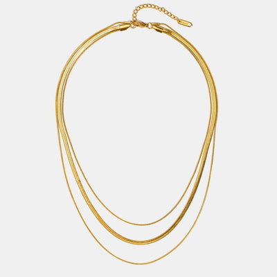 Veronica | Multi-Layered Gold Necklace