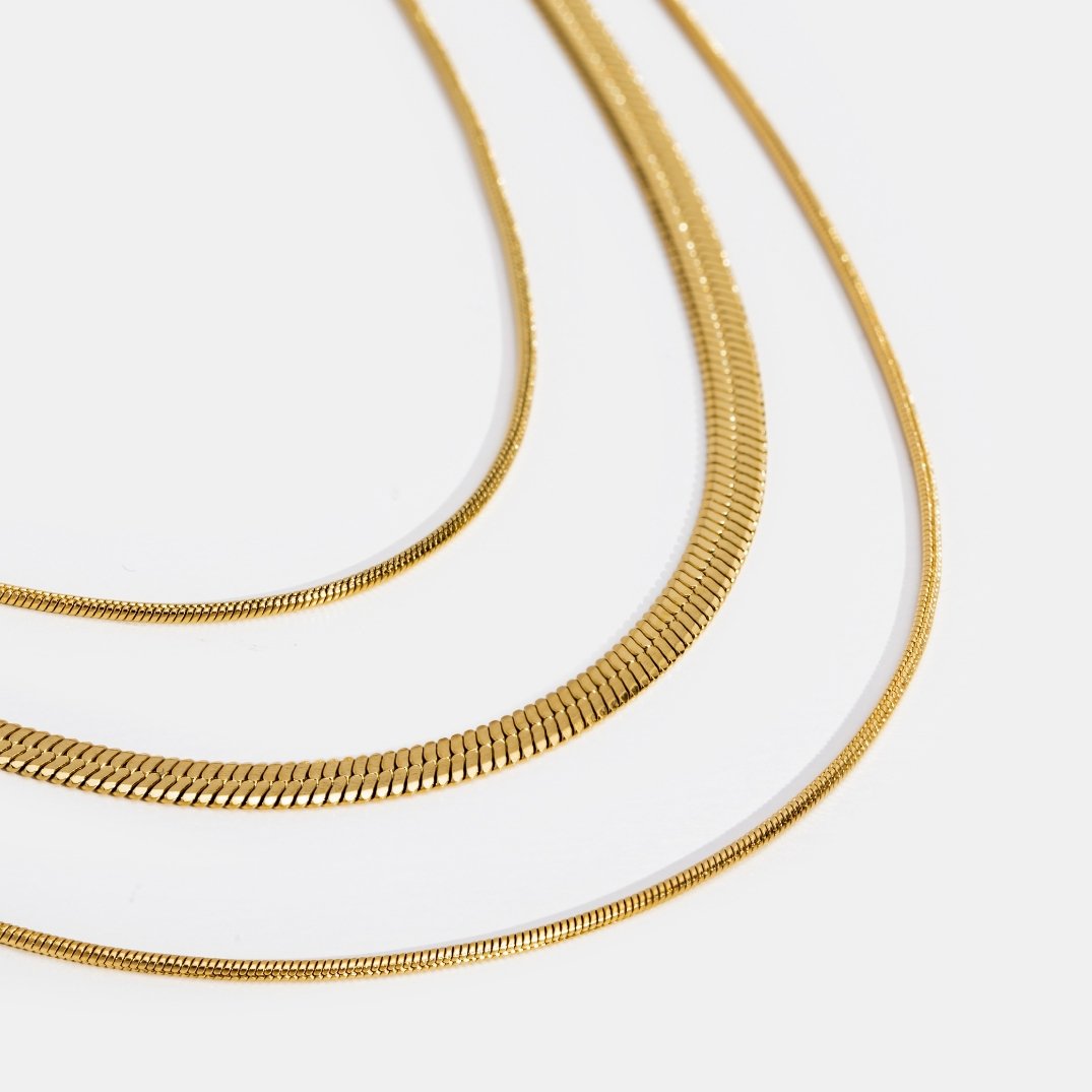 Veronica | Multi-Layered Gold Necklace