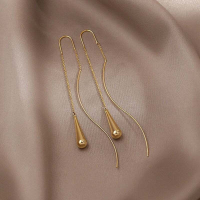 Hourglass Fringe Earrings | 18k Gold