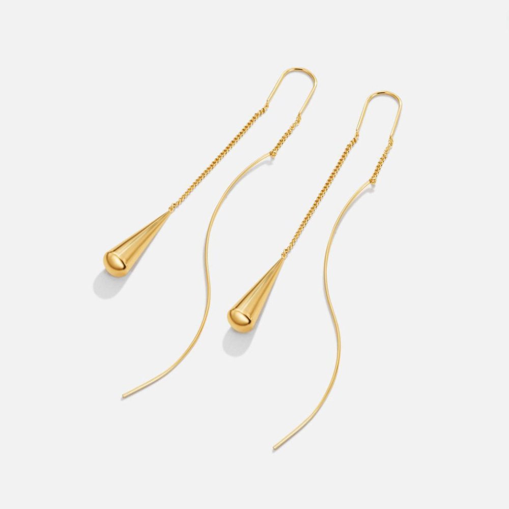 Hourglass Fringe Earrings | 18k Gold