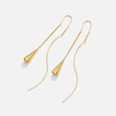 Hourglass Fringe Earrings | 18k Gold