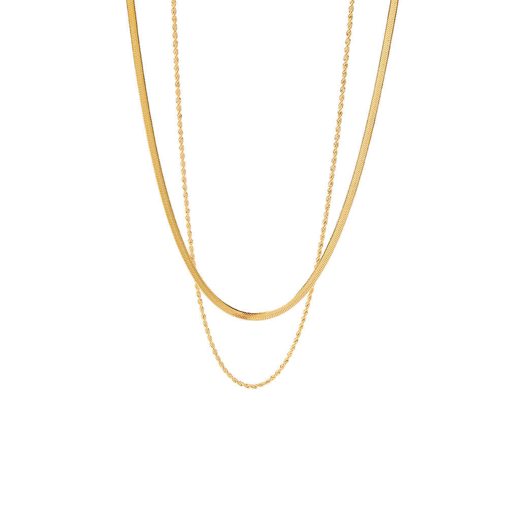 Hailey Flerlags 18k Gold Necklace
