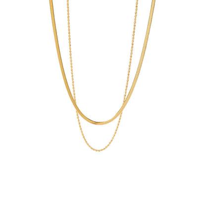 Hailey Flerlags 18k Gold Necklace