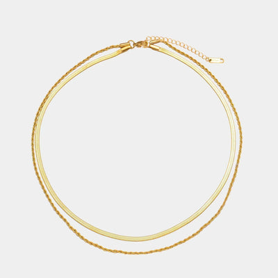 Hailey Flerlags 18k Gold Necklace