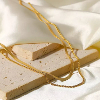 Hailey Flerlags 18k Gold Necklace
