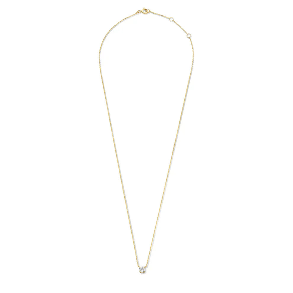 Cléa Moissanite Sten Necklace in 14k Gold