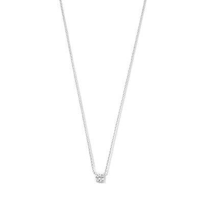 Cléa Moissanite Sten Necklace in 14k Gold