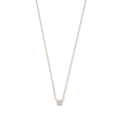 Cléa Moissanite Sten Necklace in 14k Gold