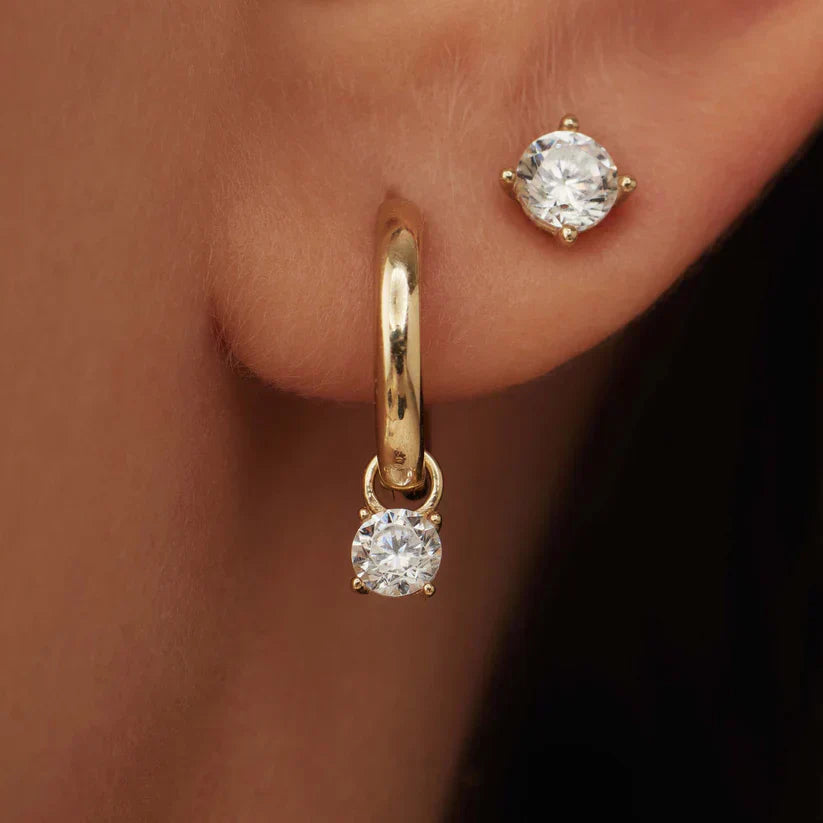 Larmes™ | Set of Gold Stone Earrings