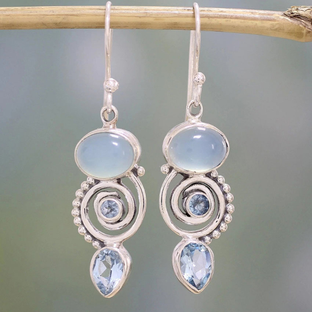 Luminous Dina Moonstone Earrings