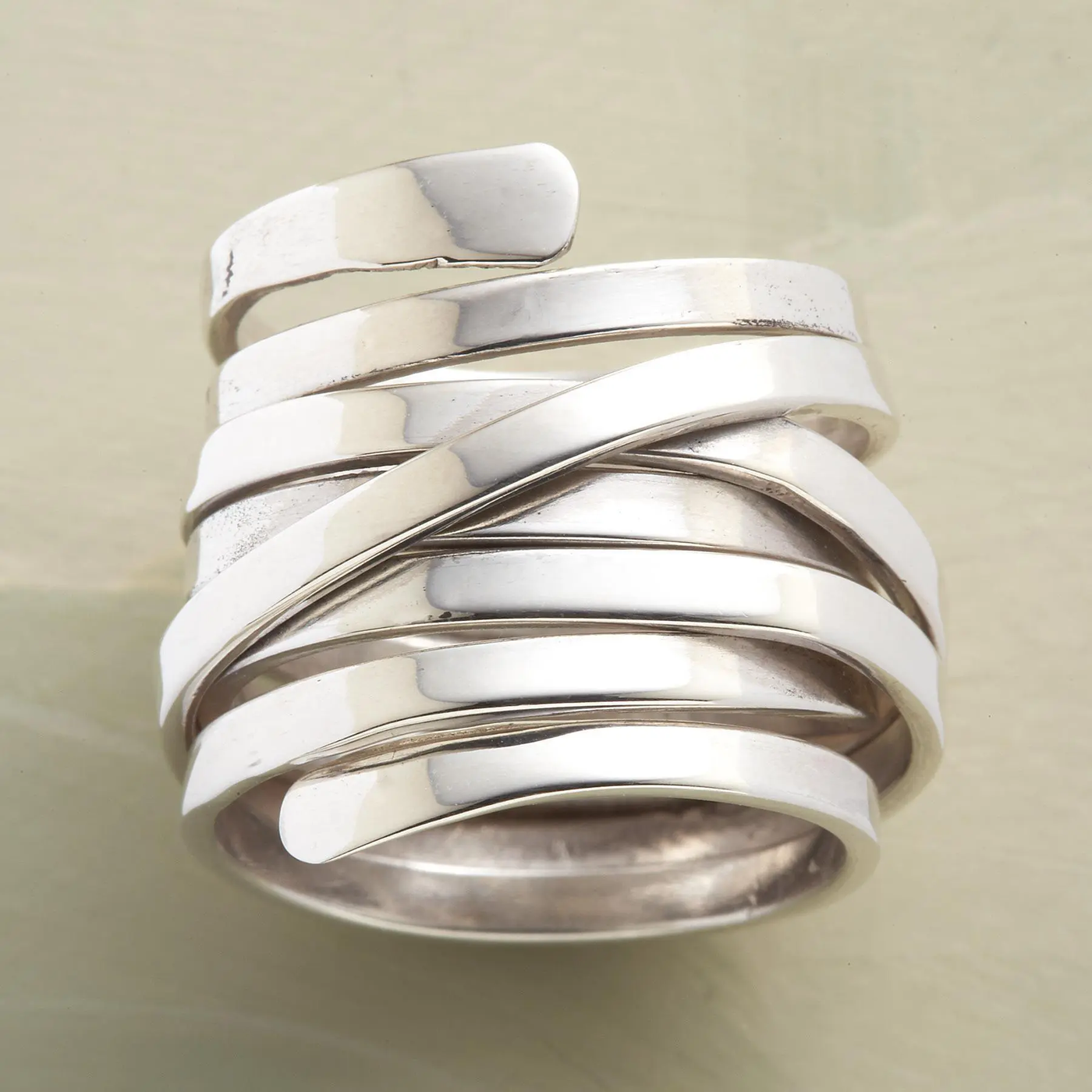 Retro Chunky Silver Ring