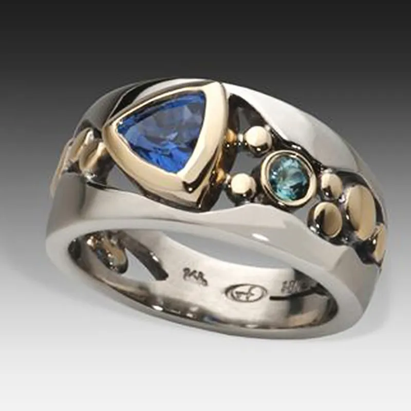 Reign | Retro Blue Crystal Ring