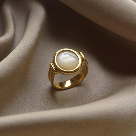 Chic All-Pearl Ring