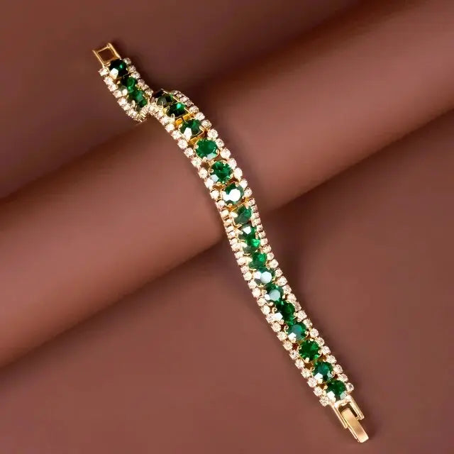 Emerald Gold Bracelet