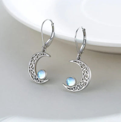 Rheta Moonstone Drop Earrings