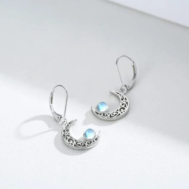 Rheta Moonstone Drop Earrings