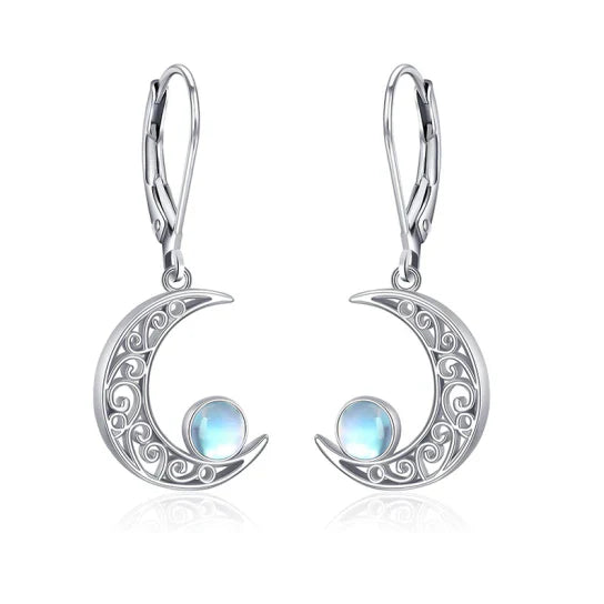 Rheta Moonstone Drop Earrings