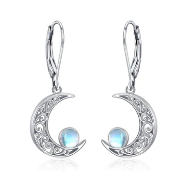 Rheta Moonstone Drop Earrings