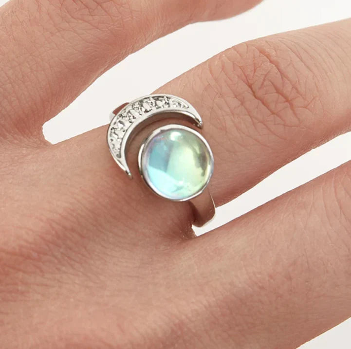 Half-Moon Shaped Moonstone