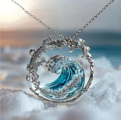 Seaside Serenity Oath Pendant Necklace
