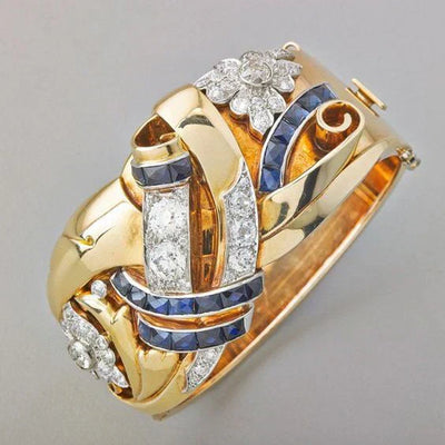 Vintage Gold Zirconia Ring