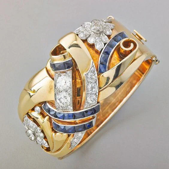 Classic Gold Zirconia Vintage Ring