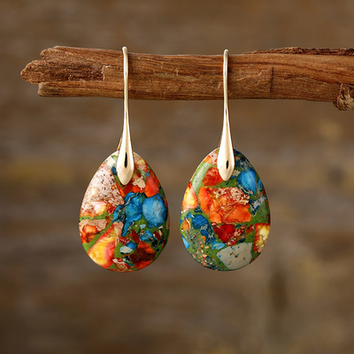 Aristea – Vibrant Tropical Multicolor Earrings