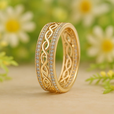 Luxurious Hohloha Hellera Gold Ring – An Elegant Accessory for Every Occasion