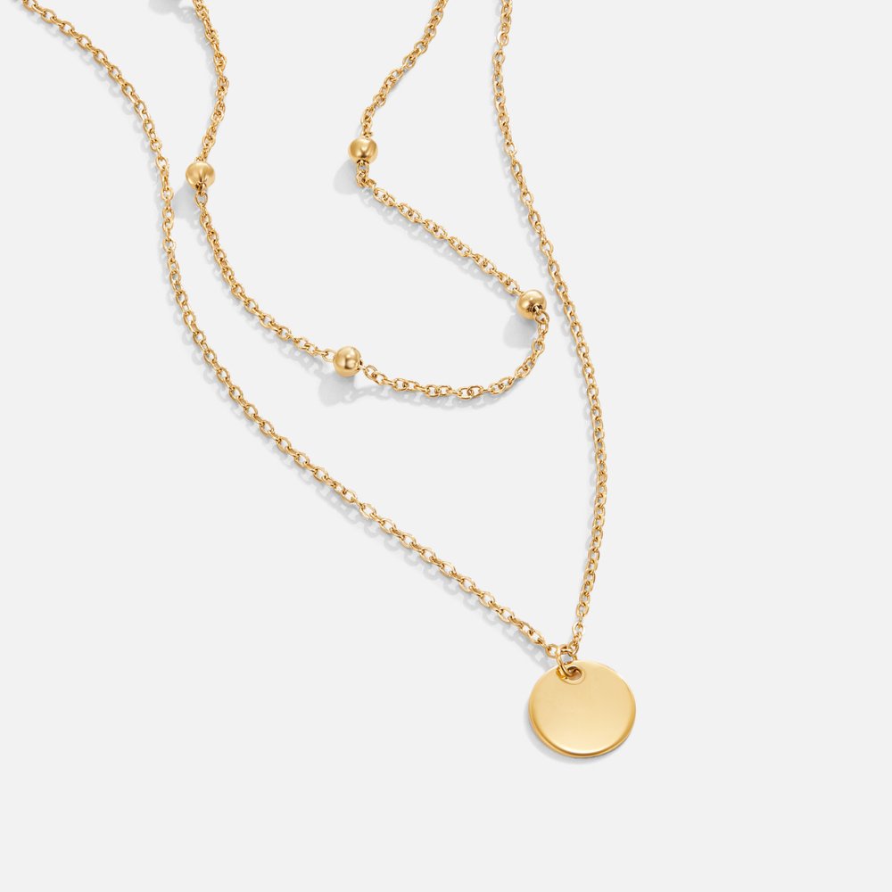 Aylin | Multi-Layered Disc Necklace