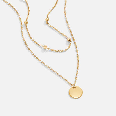 Aylin | Multi-Layered Disc Necklace