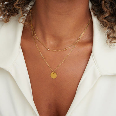 Aylin | Multi-Layered Disc Necklace