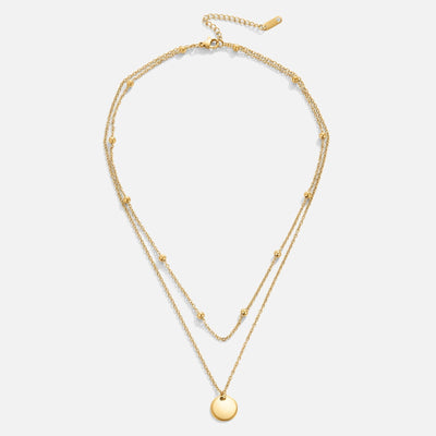 Aylin | Multi-Layered Disc Necklace