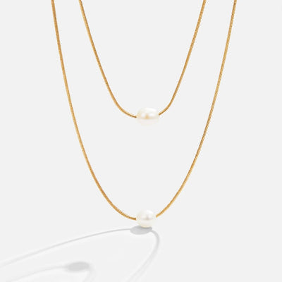 Layered Freshwater Pearl Necklace