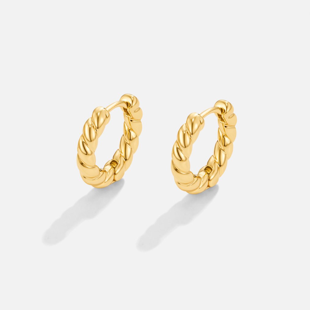 Luna 14k Gold Elegant Knotted Earrings