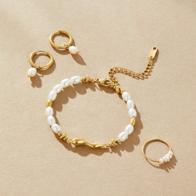 Tatum | Elegant Freshwater Pearl Bracelet