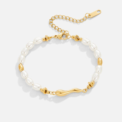 Tatum | Elegant Freshwater Pearl Bracelet