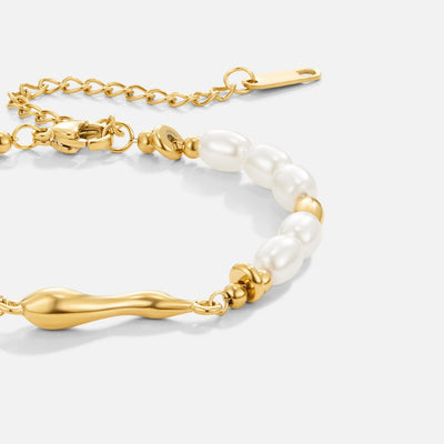 Tatum | Elegant Freshwater Pearl Bracelet