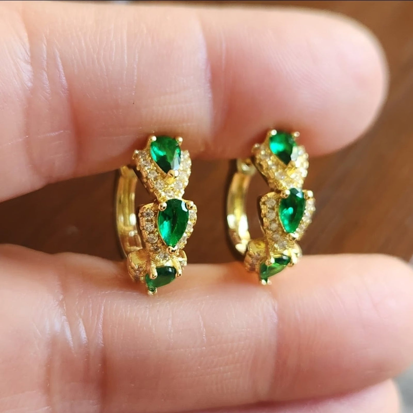 Sylvarra Jadelisse Gold Earrings